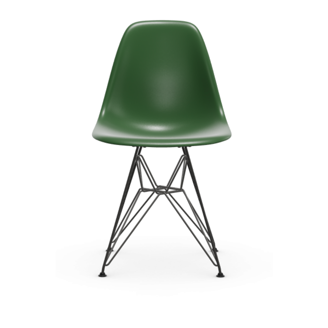 Eames Plastic chair DSR RE - zwart