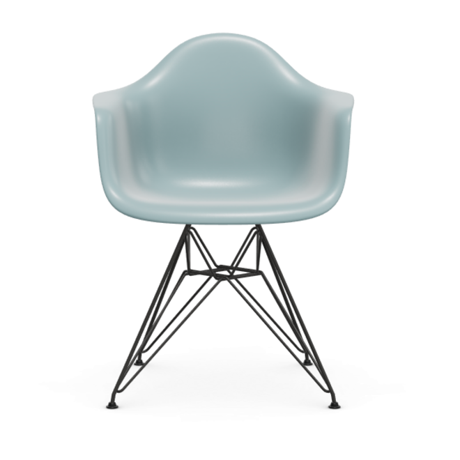 Eames Plastic Armchair  DAR RE - zwart