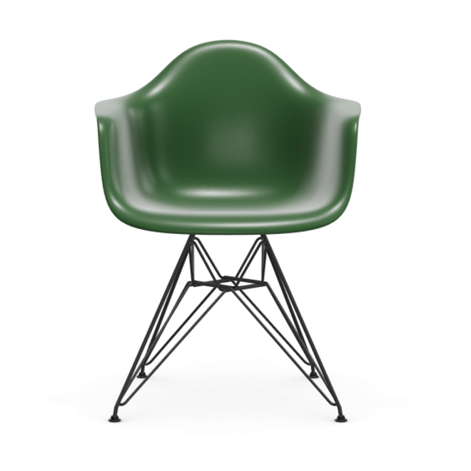 Eames Plastic Armchair  DAR RE - zwart