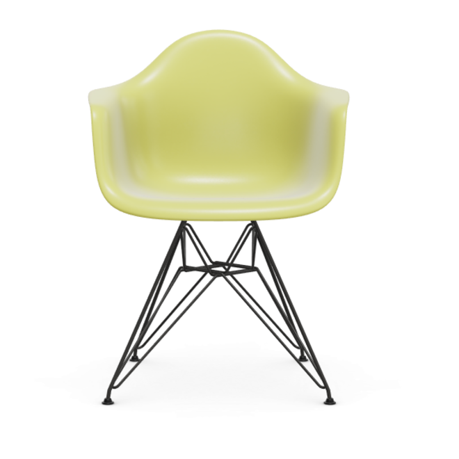 Eames Plastic Armchair  DAR RE - zwart