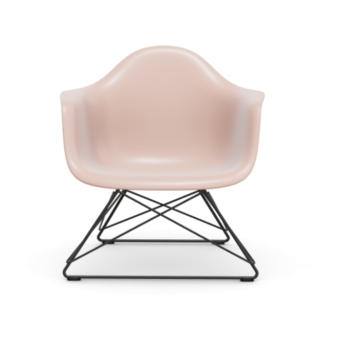 Eames Plastic Armchair LAR RE - zwart