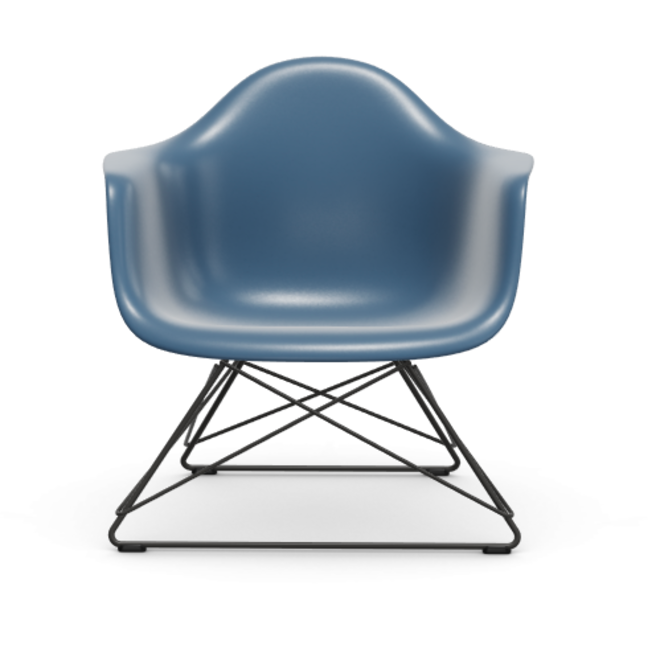 Eames Plastic Armchair LAR RE - zwart