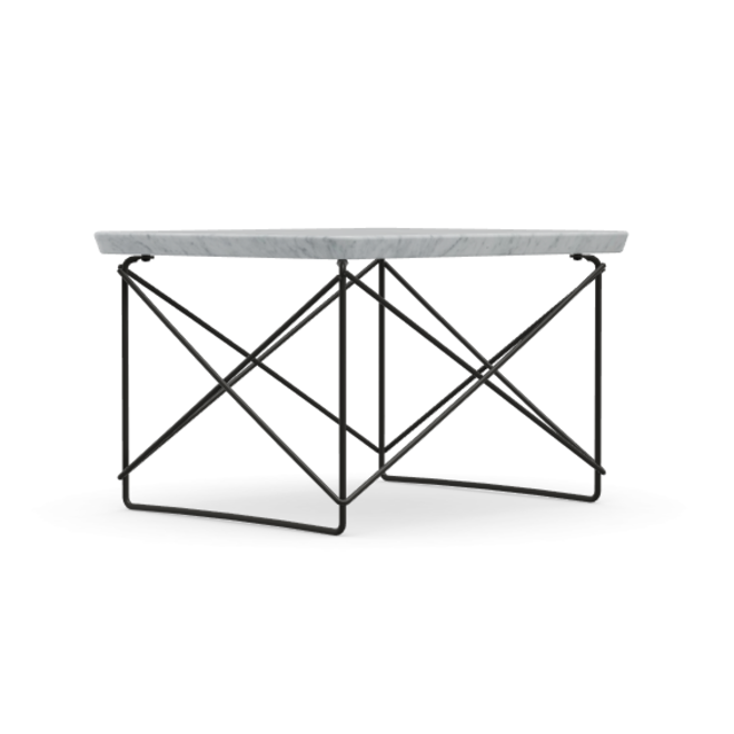 Eames Occasional Table LTR - Carrara marmer