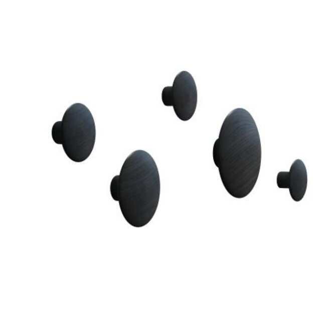 wandhaken The Dots - set van 5