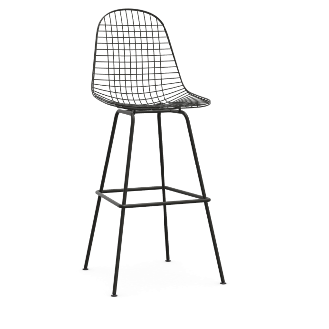 Eames Wire Stool - high