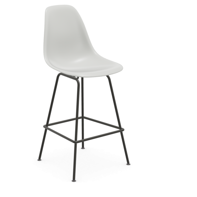 Eames Plastic Stool RE medium - zwart