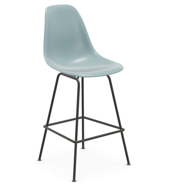 Eames Plastic Stool RE medium - zwart