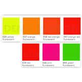 ORACAL® 7510 Fluorescente Premium cast folie 150 mu, 126 cm breed