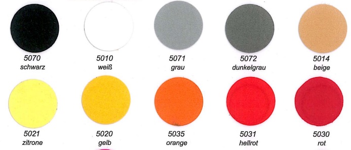 ProfiFlock 50 - Kleurenkaart