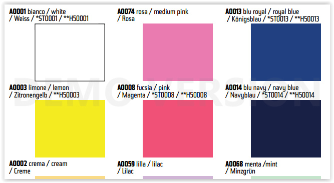 Siser Flex PS Folie - Kleurenkaart