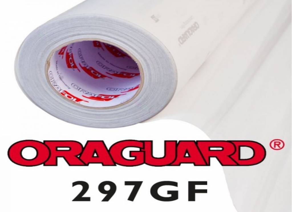 ORAGUARD ® 297GF Laminaat Premium gegoten PVC-film, 70 micron, ultra flexibel met de hoogste mate van UV-bescherming