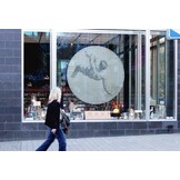 ASLAN DFL-300 Bedrukbare glasdecoratiefilm met een geëtste glazen look , dry apply - 137 cm