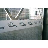 Privacy raamfolie Etched DryApply- ASLAN EL-300 - 126cm  Dry Apply