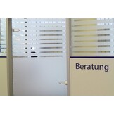 ASLAN E-300 Glasdecoratiefilm geëtste glazen zandstraal look , 126 cm