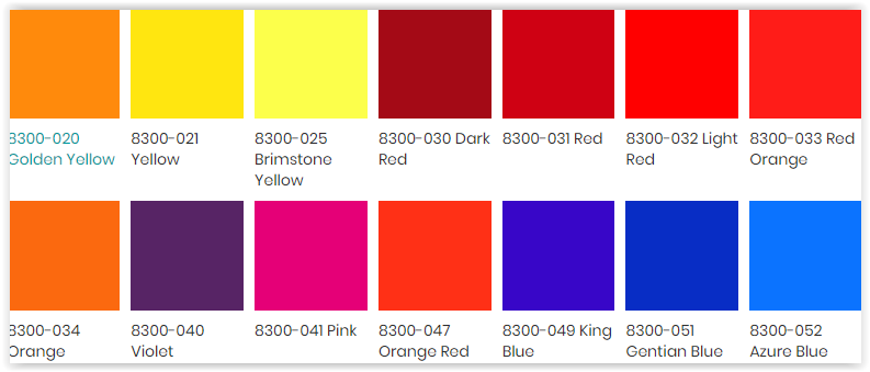 Oracal 8300 Transparante Kleurfolie - UV-Stabiel 5 Jaar