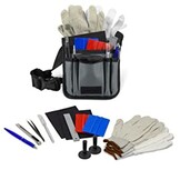 Wrapper tool slim bag kit holder