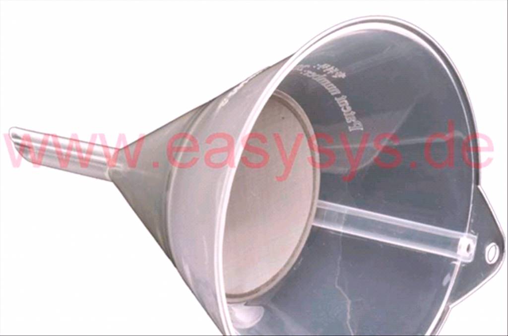 Inkt trechter met filter