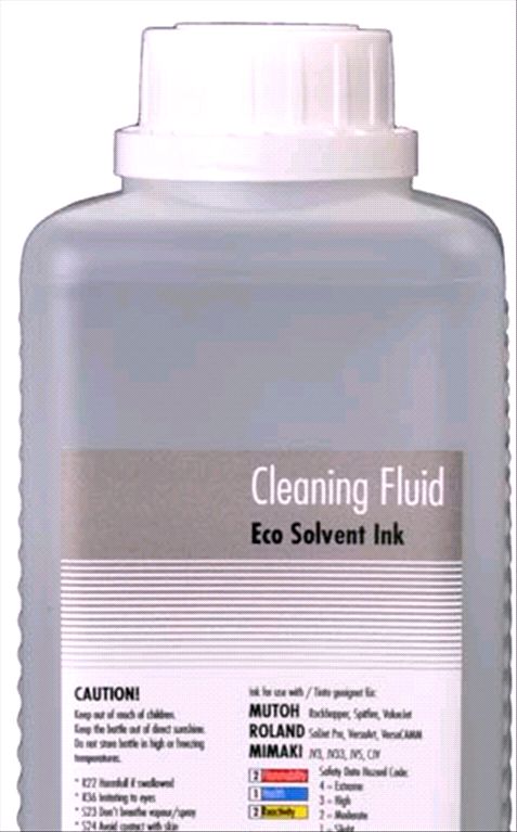 Cleaning vloeistof voor Eco solvent 1 Liter
