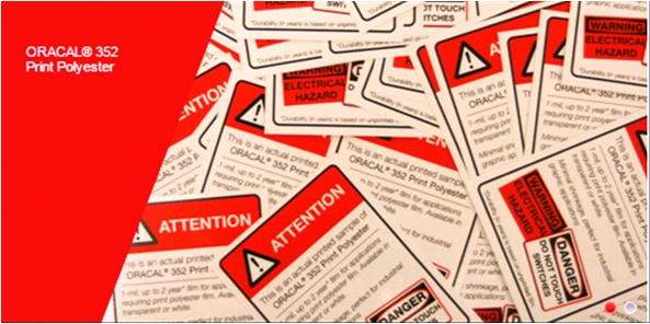ORACAL® 352 Print Polyester Metallic of transparante polyester film