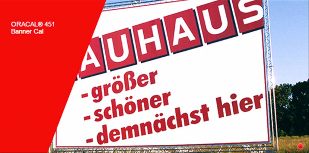 Oracal 451 Banner Cal | Flexibele Spandoekfolie - 126cm Breedte