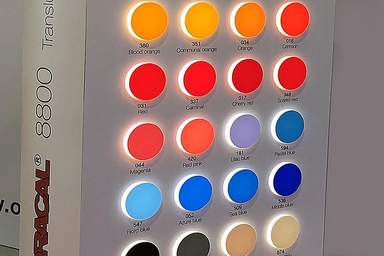 Oracal 8800 Translucent Premium Cast serie 1260mm