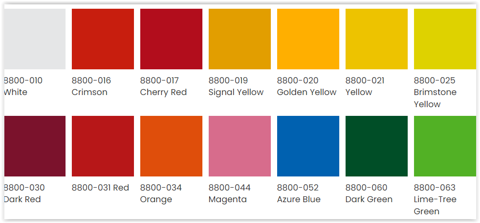 Oracal 8800 Translucent Premium Cast - Lichtbakfolie | SignWarehouse