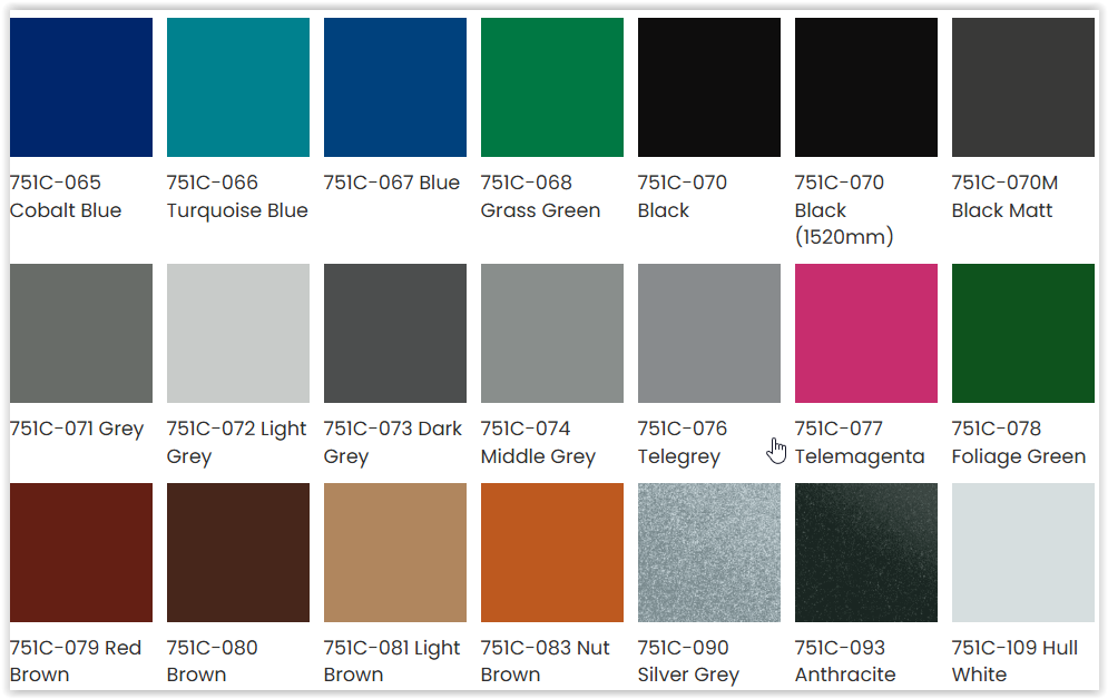 Oracal 751C Rood (031) - UV-Stabiel