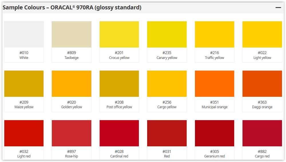 Oracal 970 RA Premium Cast | Wrapfolie voor de Marge-Maximizer