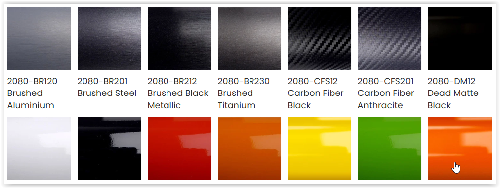 3M™ 2080 Series Carwrap Folie | Bestel per meter