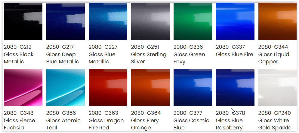 3M™ 2080 Series Carwrap Folie | Bestel per meter