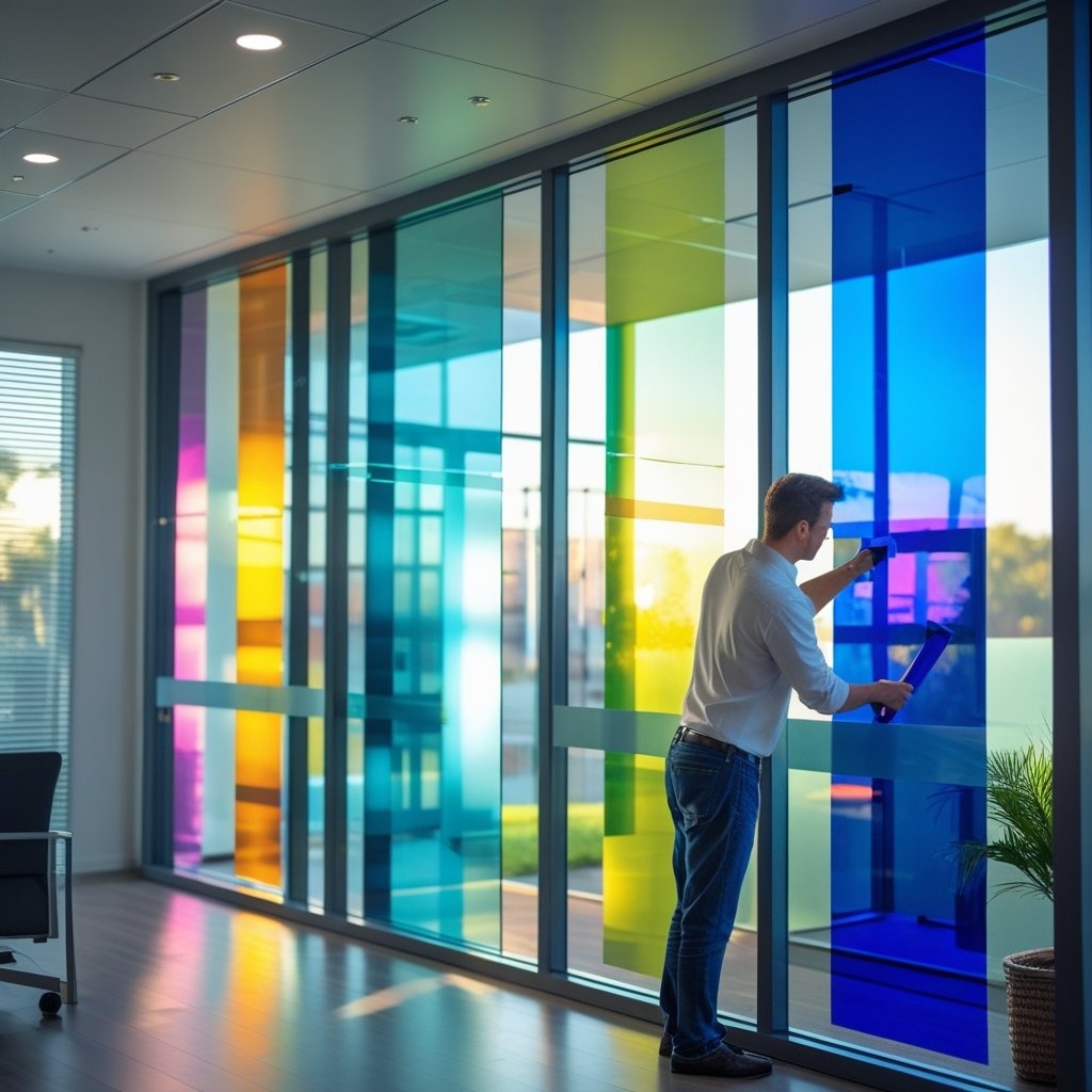 Gekleurde raamfolie: Toepassingen, Voordelen en Adviezen