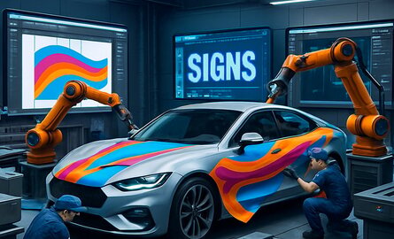 Signmaking ontwikkeling in Automotive