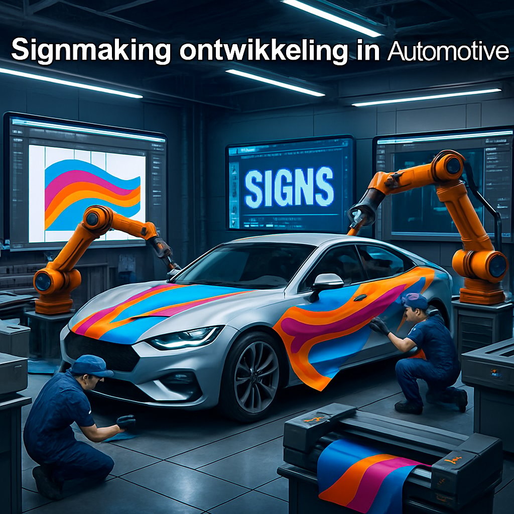 Signmaking ontwikkeling in Automotive