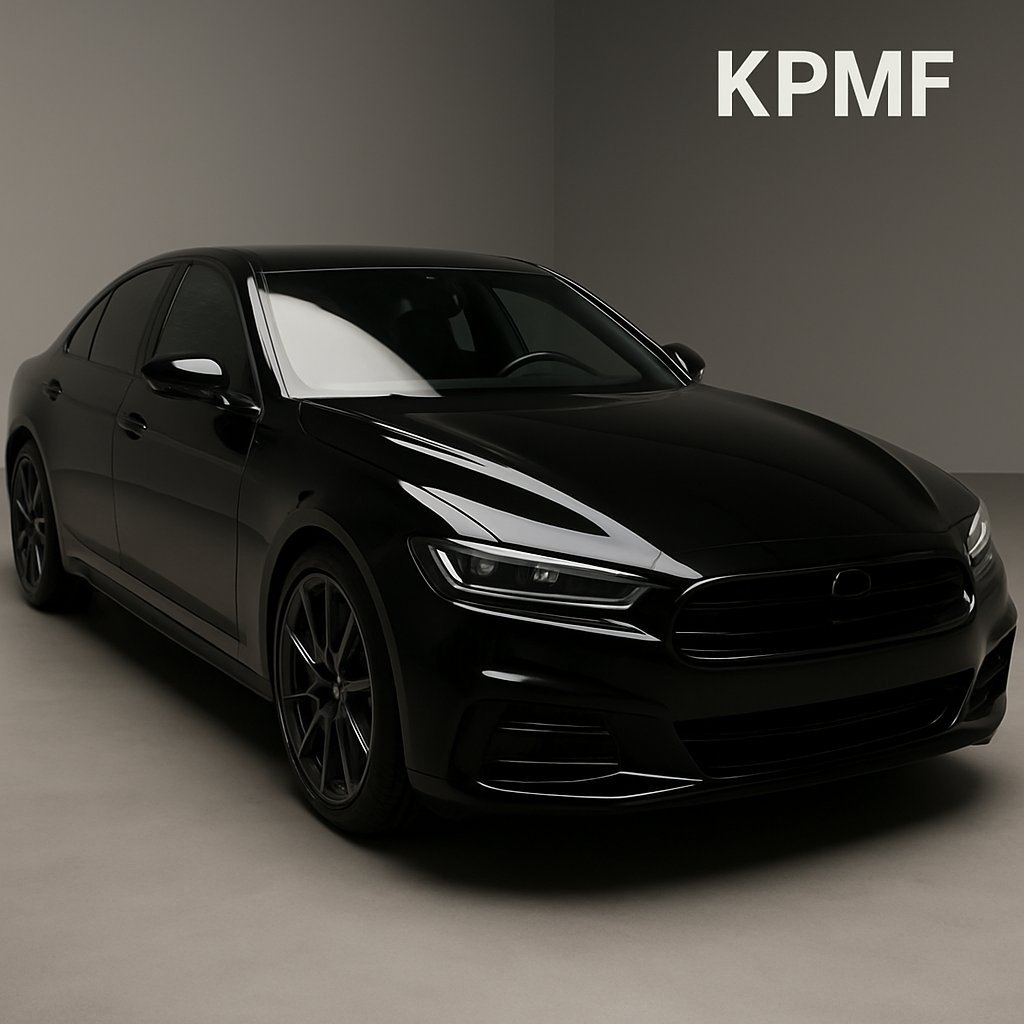 KPMF Gloss Black – Zwarte Carwrap Folie | Signwarehouse