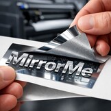 MirrorMe Chrome Edition - De Ultieme Spiegelfolie met Rapid Air (75µ)