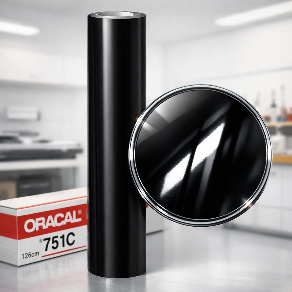 Oracal 751C Zwart (070) - 0% Krimp Garantie