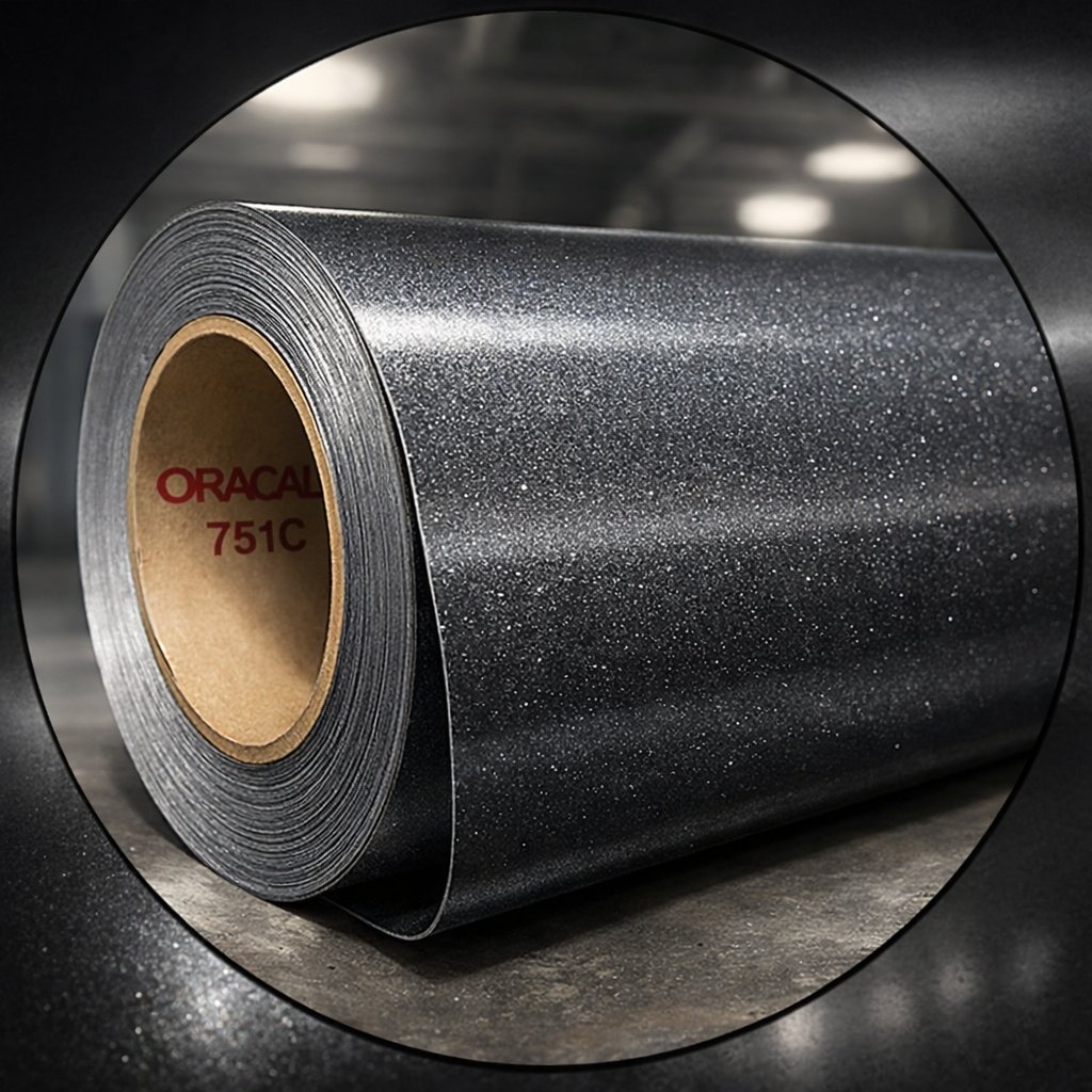 Oracal 751C High Performance Cast - #093 Anthracite Metallic (126cm x 1m)