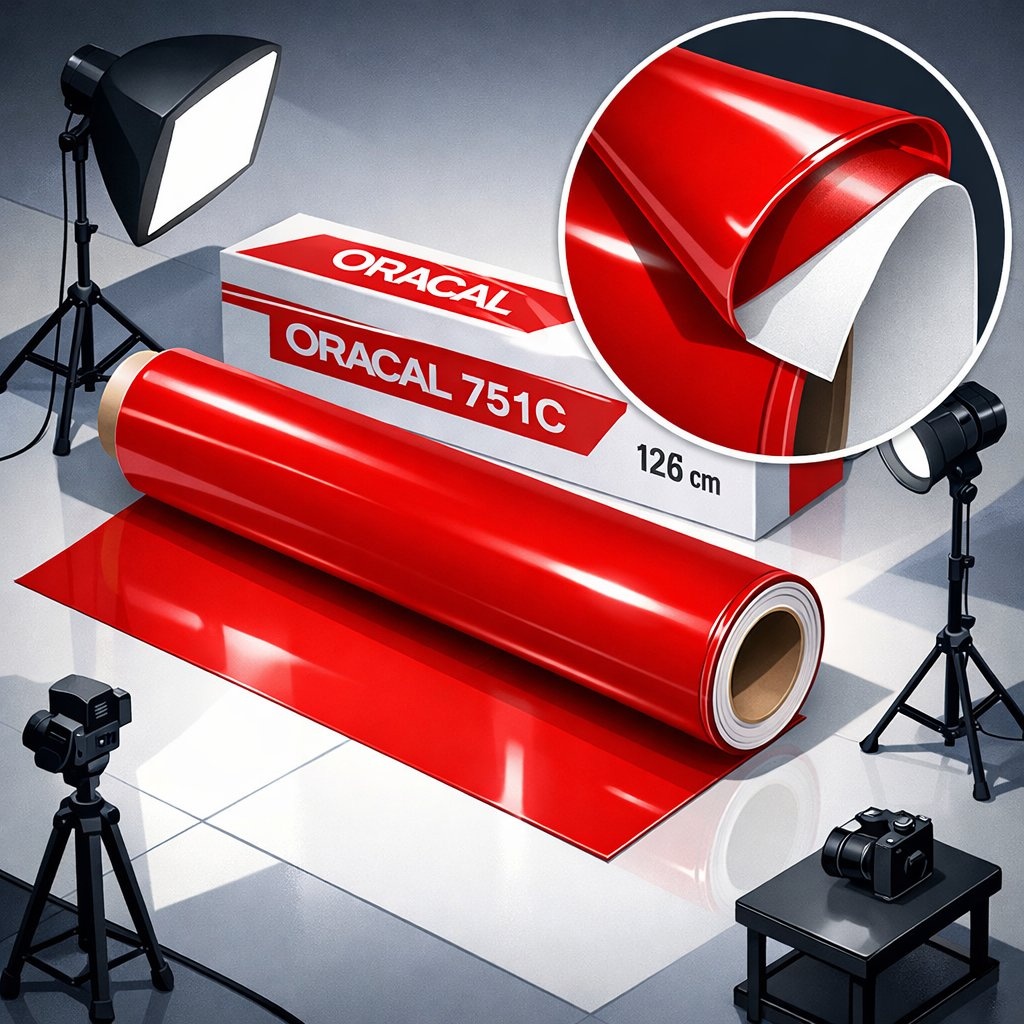 Oracal 751C High Performance Cast - #031 Red (126cm x 1m)