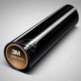 3M 2080-G12 Gloss Black Carwrap Folie
