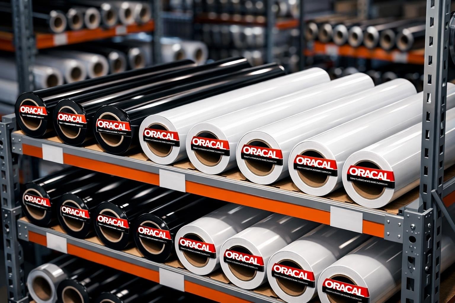 Oracal 751C Zwart & Wit | High Performance Cast | Voorraadvoordeel