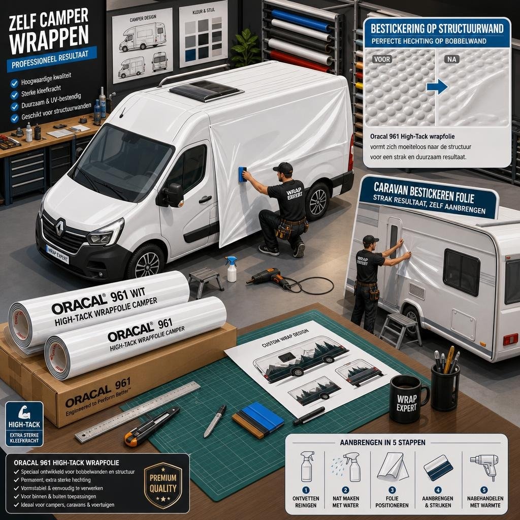 Oracal 961 Caravan Wrap Folie | High-Tack voor Hamerslag & Camper