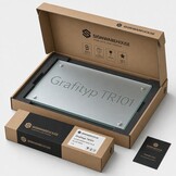 TR101 Grafitack Etched Glass - Zilver