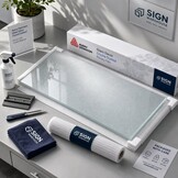 Avery Glass Decor (Crystal & Dusted) | Etsfolie 122cm per m¹