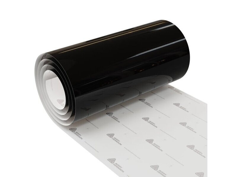 Avery 801 Black Gloss (123 cm x 25 m) | Premium Cast