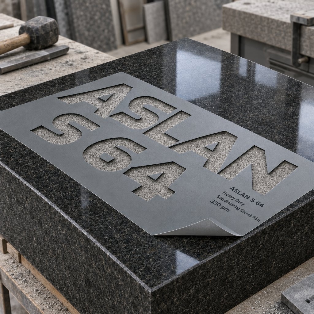 ASLAN S 64 Sandblast Stencil 330µm | Zandstraalfolie
