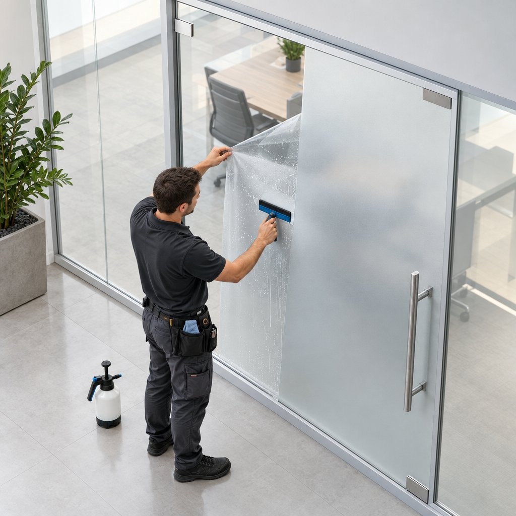 ASLAN E 300 Etched Glass | Zandstraalfolie 126cm