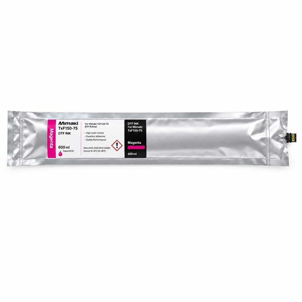 Mimaki DTF Inkt (PHT50 Alternatief) | Easy DTF 50 600ml Zakken + Chip