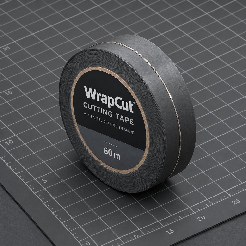WrapCut Cutting Tape Snijtape met Metalen Draad (60m)