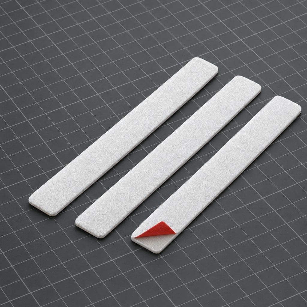 Welle Zelfklevende Witte Alcantara Strips (3 Stuks)