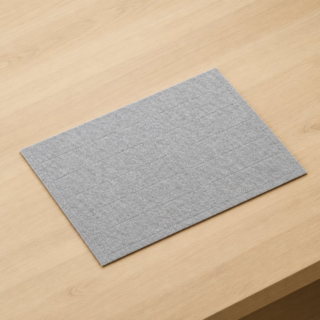 Welle Rakelfilz Zelfklevend Wolvilt A4 Vel (110x30x1.5mm stanslijnen)